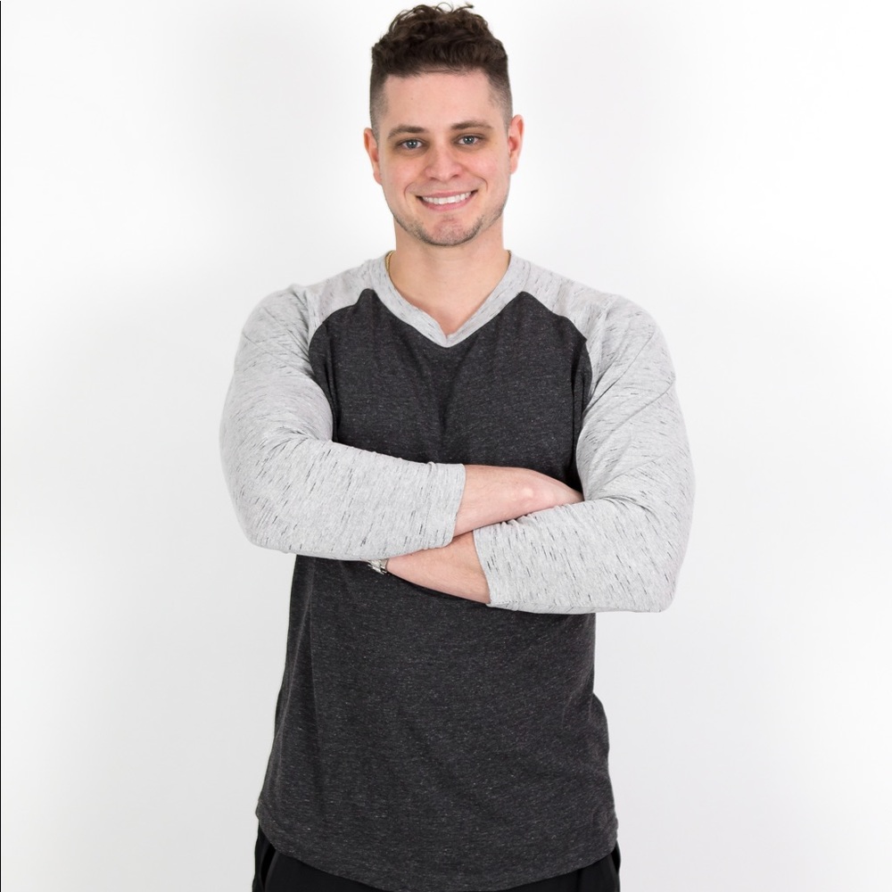 Grey 3/4 Sleeve